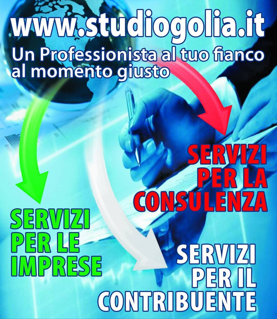 Servizi dello Studio Golia: per la consulenza, per le imprese, per i contribuenti.